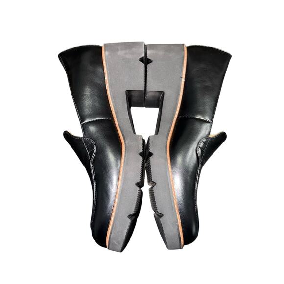 NEW Naturalizer BLACK Cabaret Loafer 2.25” CHUNKY BLOCK HEEL SZ 8.5 - Picture 7 of 13